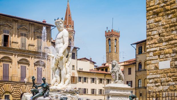 Piazza Signoria mit Neptunbrunnen