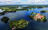 Burg Trakai an einem Sommertag