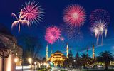 Feuerwerk in Istanbul
