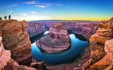 Horseshoe Bend bei Sonnenuntergang