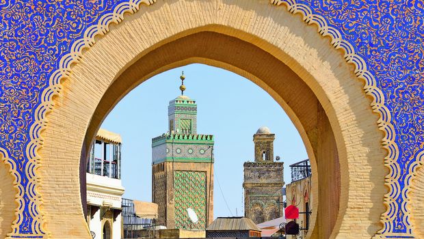 Bab Bou Jeloud (Blaues Tor) in Fes
