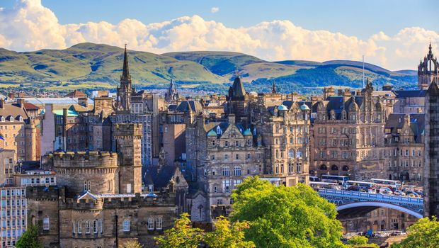 Blick über Edinburgh