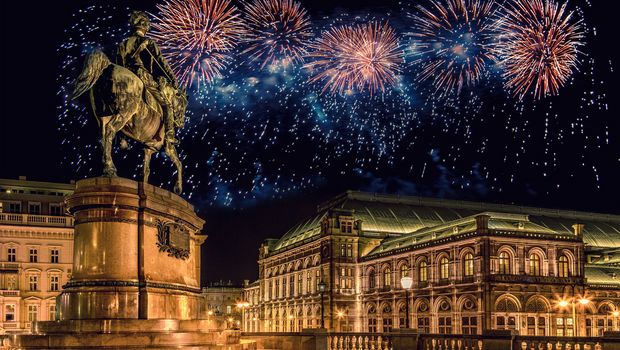 Feuerwerk in Wien 