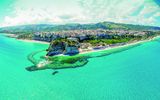 Blick auf Tropea vom Meer aus