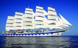 Royal Clipper, auf See