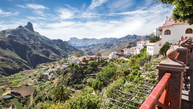 Tejeda - Gran Canaria - Blick ins Tal