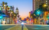 Blick auf Hollywood Boulevard