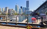 Blick von Granville Island auf Vancouver
