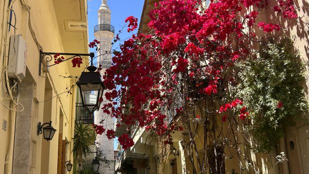 Altstadt von Rethymno mit Moschee, Kreta