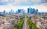 La Défense Geschäftsviertel, Avenue de la Grande Armée, Paris