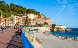 Blauer Strand Nizza