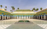 Innenhof des Bahia-Palastes in Marrakesch