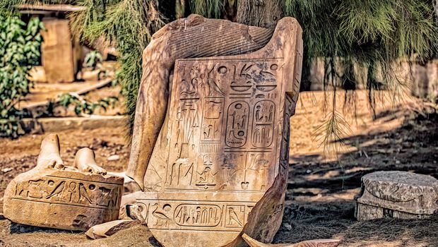 Kaputte Skulptur in Memphis