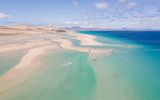 Sotavento beach in Costa Calma auf Fuerteventura