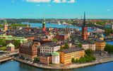 Blick auf Stockholm