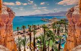 sandy beach of the Red Sea