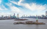 Jersey City und Downtown Manhattan New York
