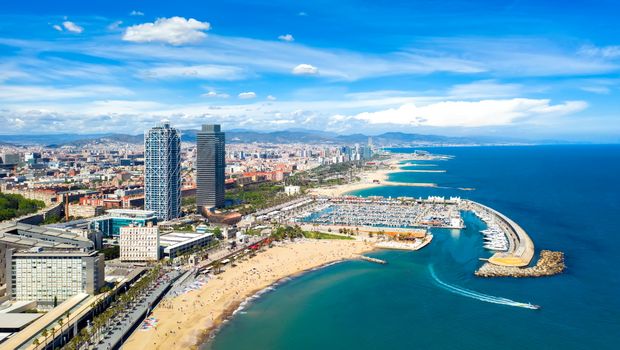 Barcelona, Strandblick