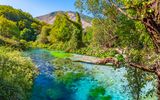 Blue eye spring near Sarande