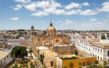 Blick auf Jerez de la Frontera mit Kathedrale