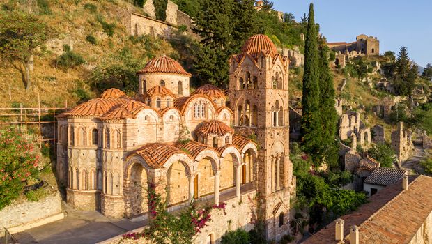 Ruinen der Altstadt von Mystras