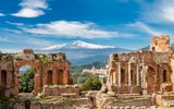 Sizilien, Taormina mit Ätna