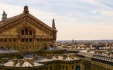 Panorama mit Oper und Eiffelturm