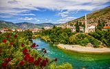 Blick auf die Altstadt von Mostar 