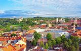 Blick auf Vilnius