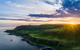 Sonnenuntergang Isle of Mull, Galgary Beach