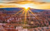 Sonnenuntergang über dem Bryce Canyon