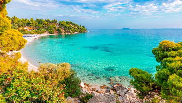 Chalkidiki, Sithonia, Strand Akti Koviou