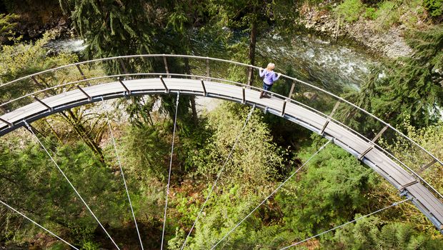 Cliffwalk im Capilano Suspension Bridge
