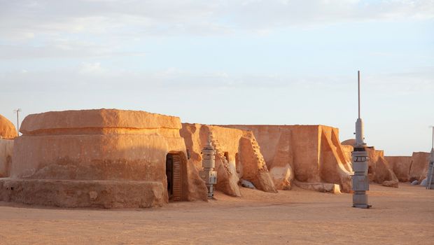 Drehort von STAR WARS in der Wüste