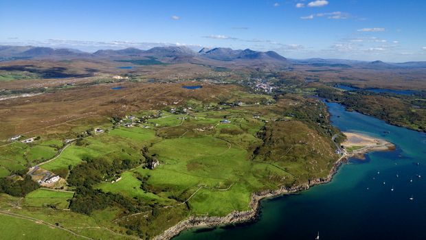 Clifden an der Küste von County Galway