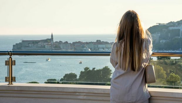 Ausblick auf Budva