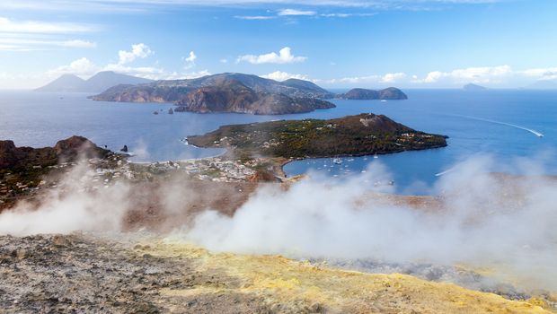 Aktive Vulkane auf den Liparischen Inseln